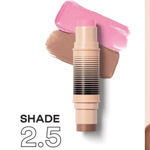 New! DIBS Desert Island Duo Blush and Bronzer Contour Stick Shade 2.5